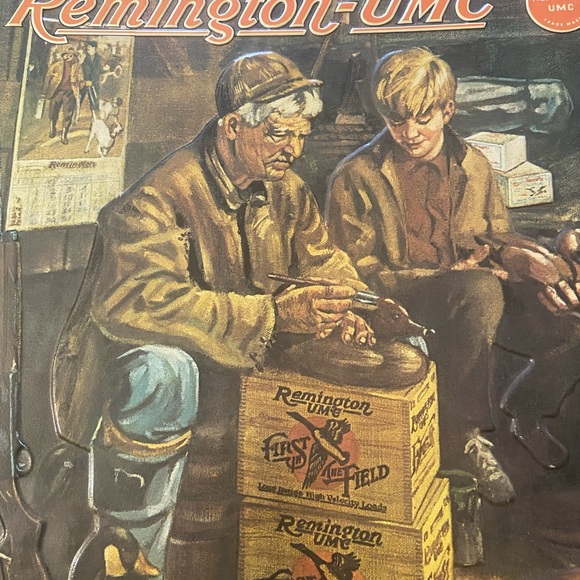 Vintage 1990 - Remington UMC Sporting Arms/Ammunition Rustic Sign 16.5”x12.5” - Picture 2 of 9